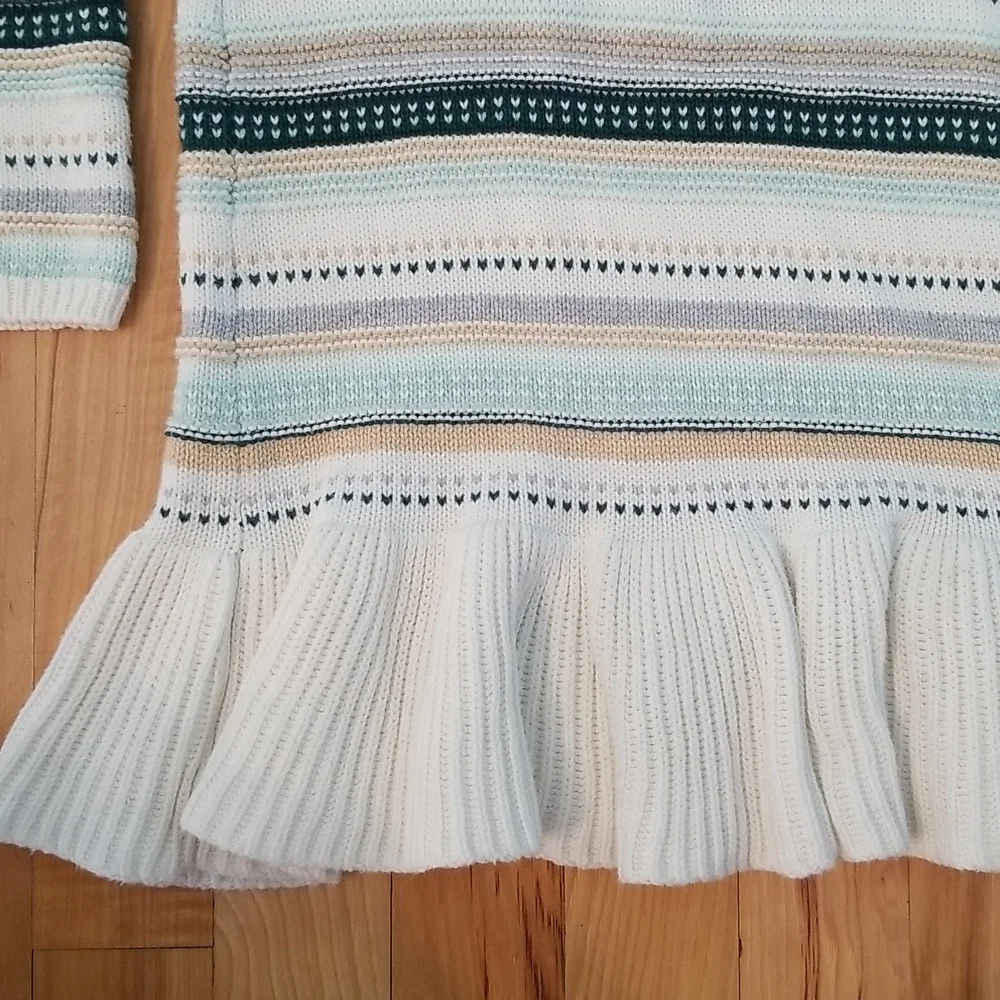 Gymboree ALL SPRUCED UP Striped Sweater Dress SIZE 10